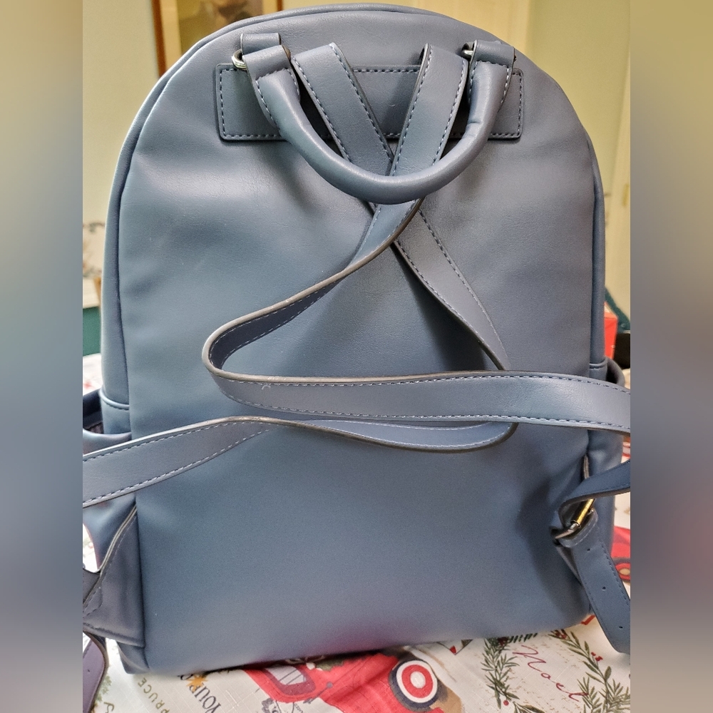 Vera Wang Slate Blue Backpack - Picture 2 of 5
